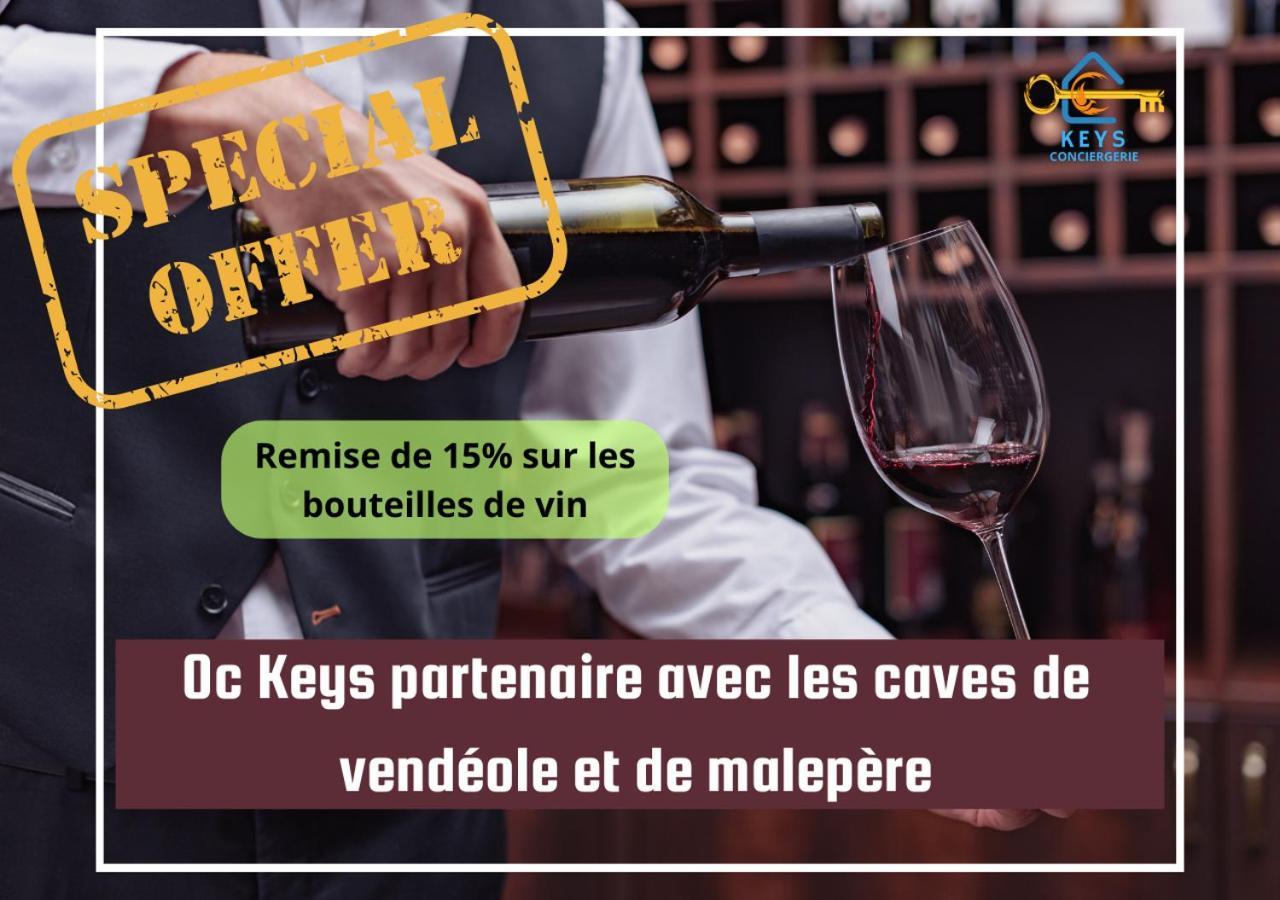 Le Cathare-Limoux-Wifi-Parking Free-Oc-Keys Daire Dış mekan fotoğraf
